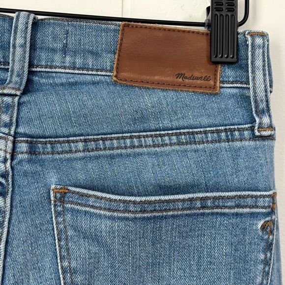 Madewell Distressed 9” High Rise Skinny Jeans 25 Petite Short - Picture 3 of 6
